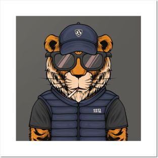 Cute Tiger Tshirt Posters and Art